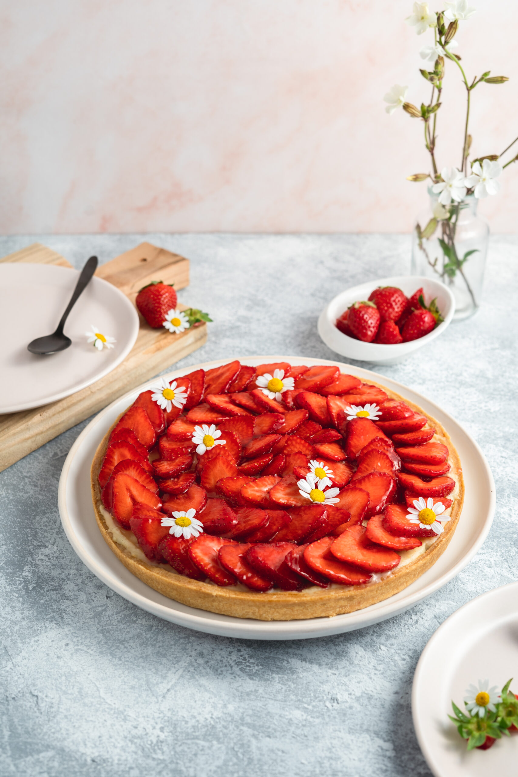 tarte fraise fruit dessert photographie culianire