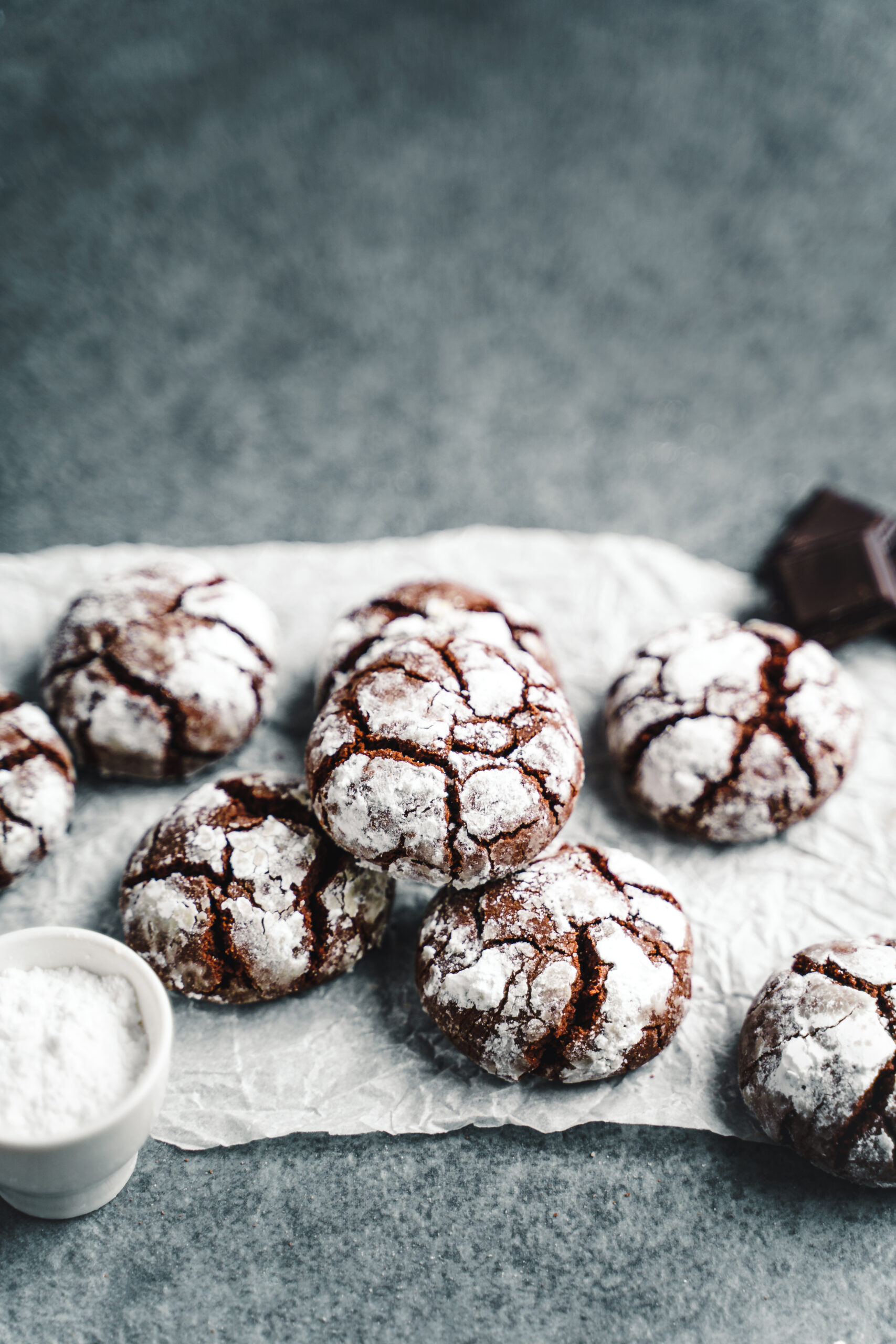 crinkles chocolat gouter maison facile foodstylism photographie culinaire