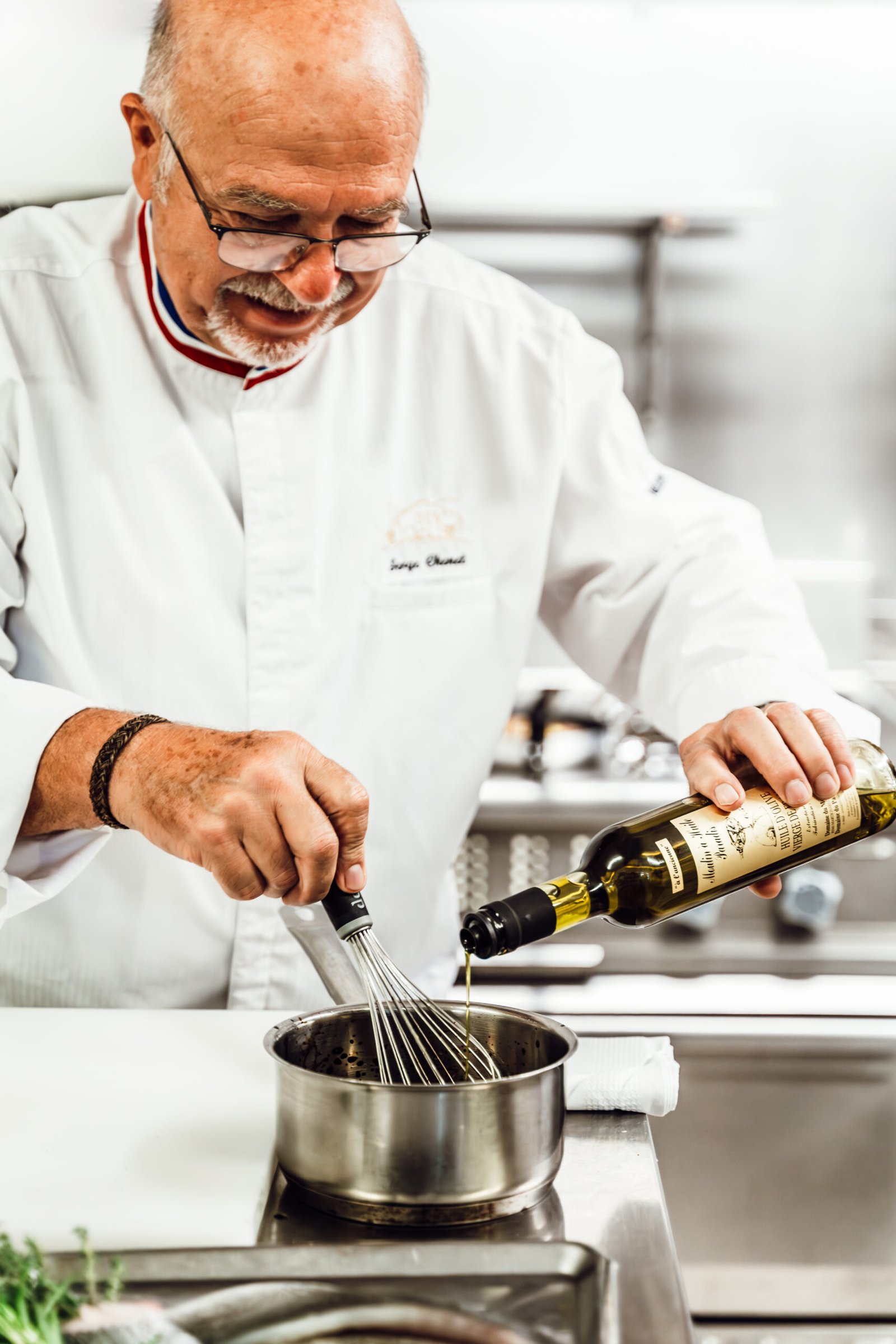photographe culinaire à Nîmes - restaurant chef chenet serge et maxime restaurant gastronomique entre vigne et garrigue pujaut mof meilleur ouvrier de france