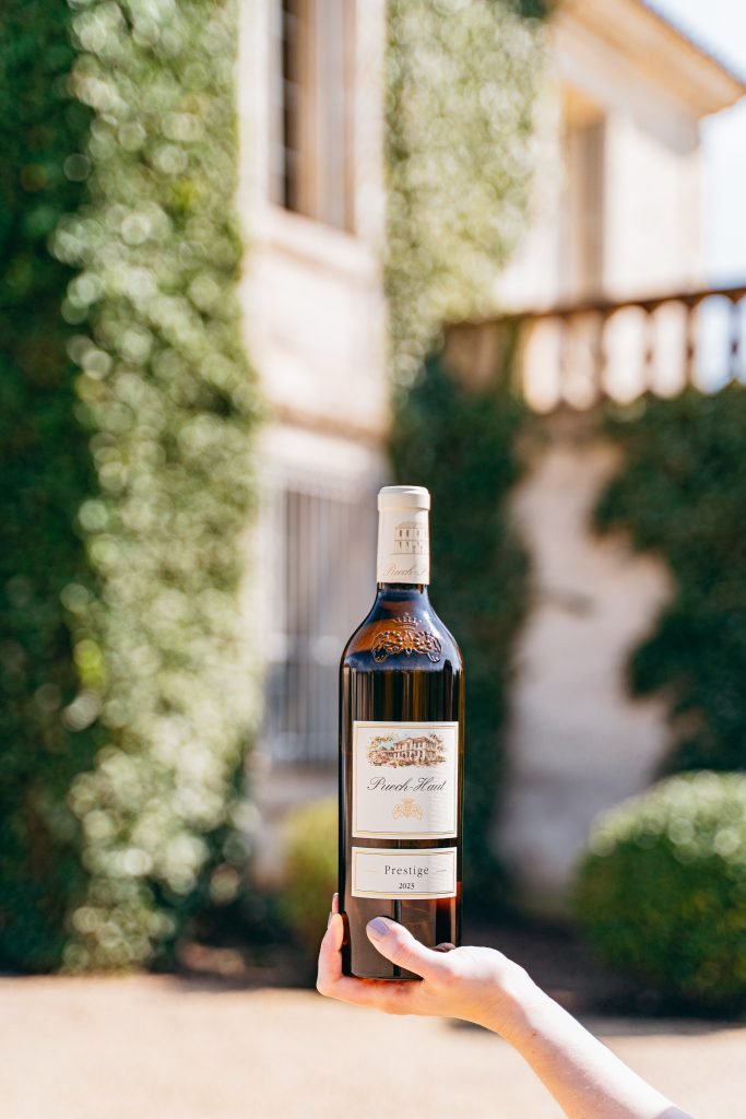 reportage photo château puech haut montpellier Saint-Drézéry bouteille de vin