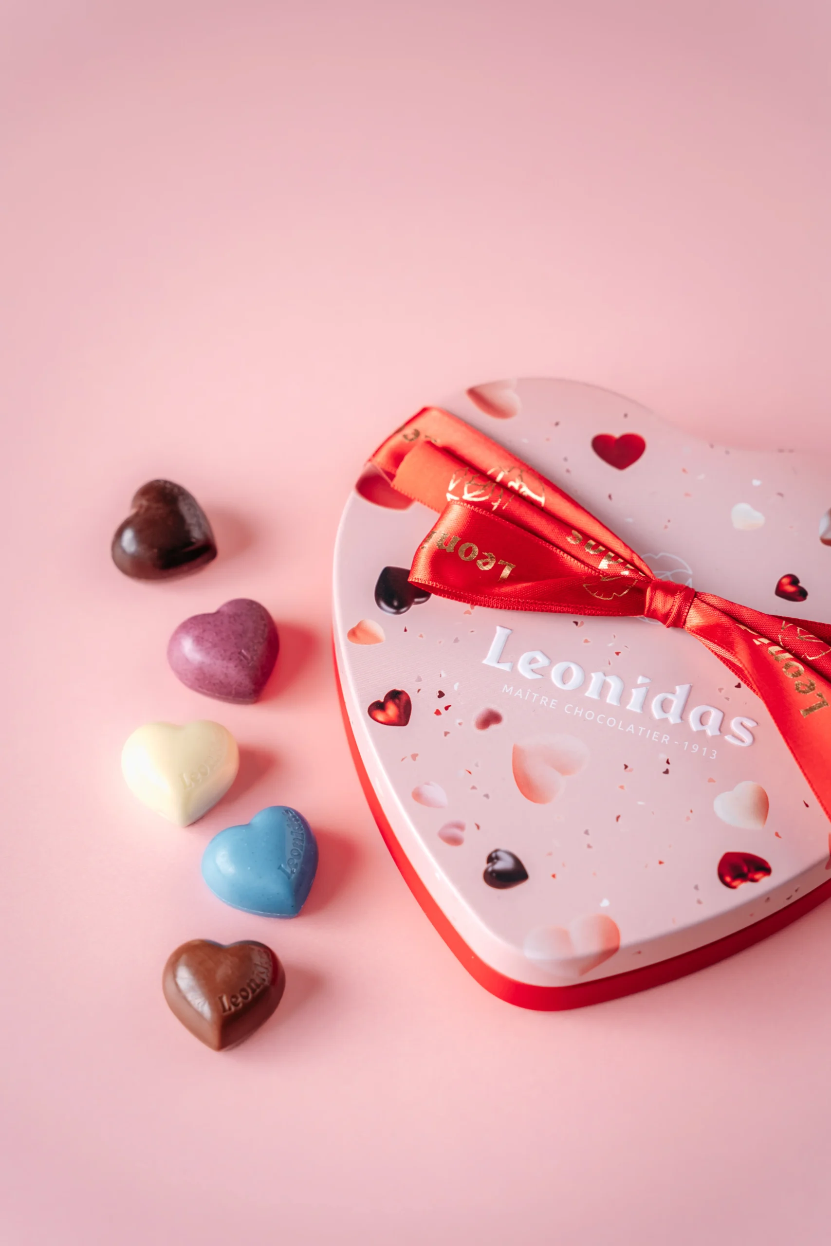 chocolat leonidas saint valentin - alexandra hanger photographie culinaire