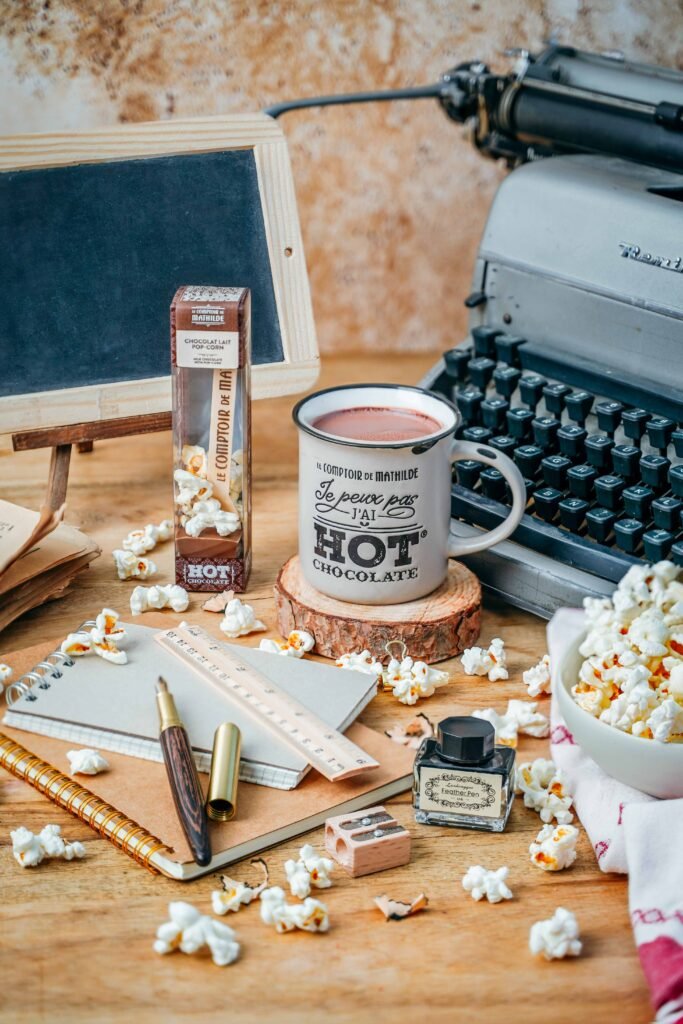 le comptoir de mathilde - mise en scène - hot chocolate - merci maitre - alexandra hanger photographie culinaire